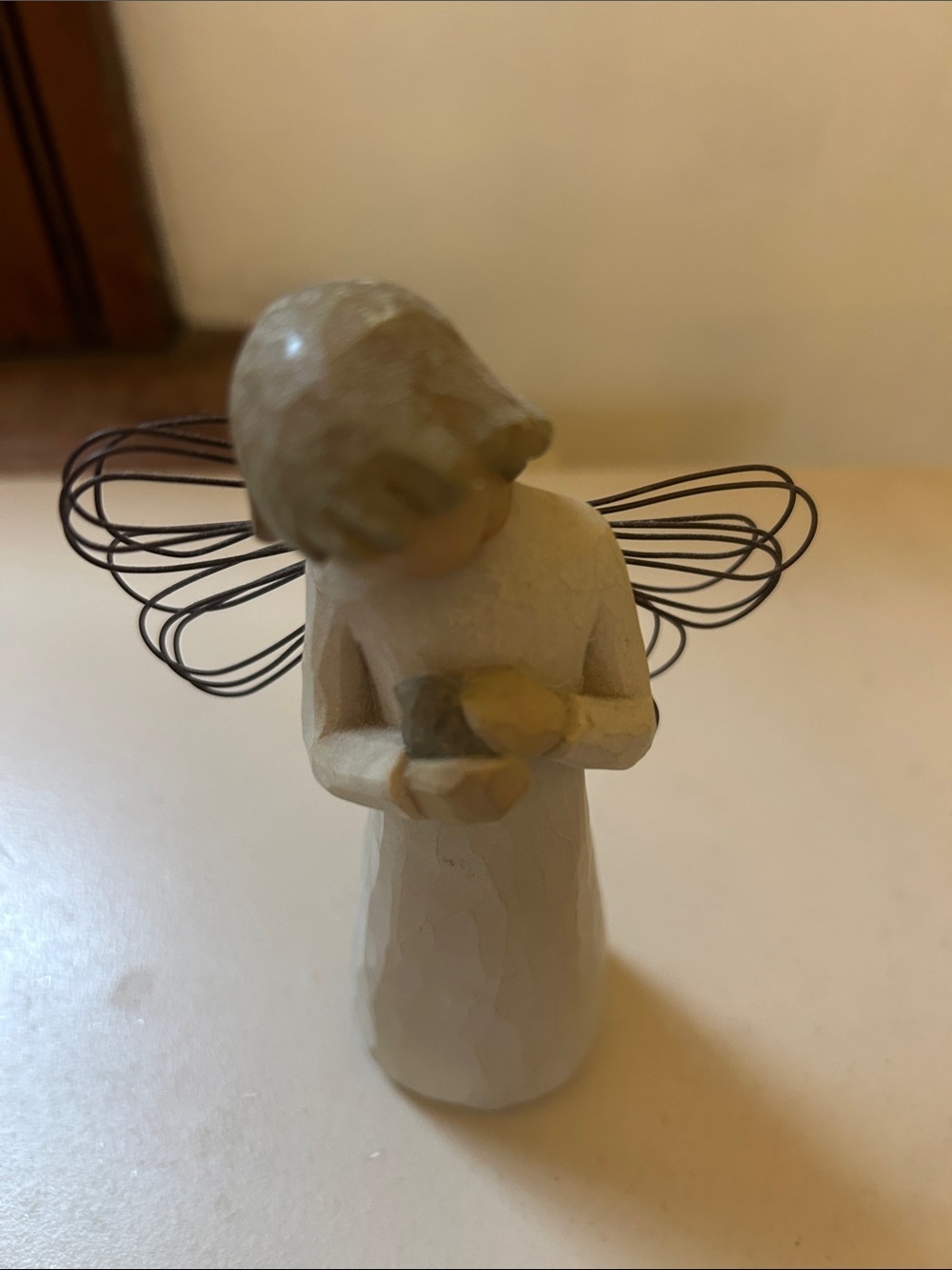 Willow Tree Angel of Healing wooden figurine EUC